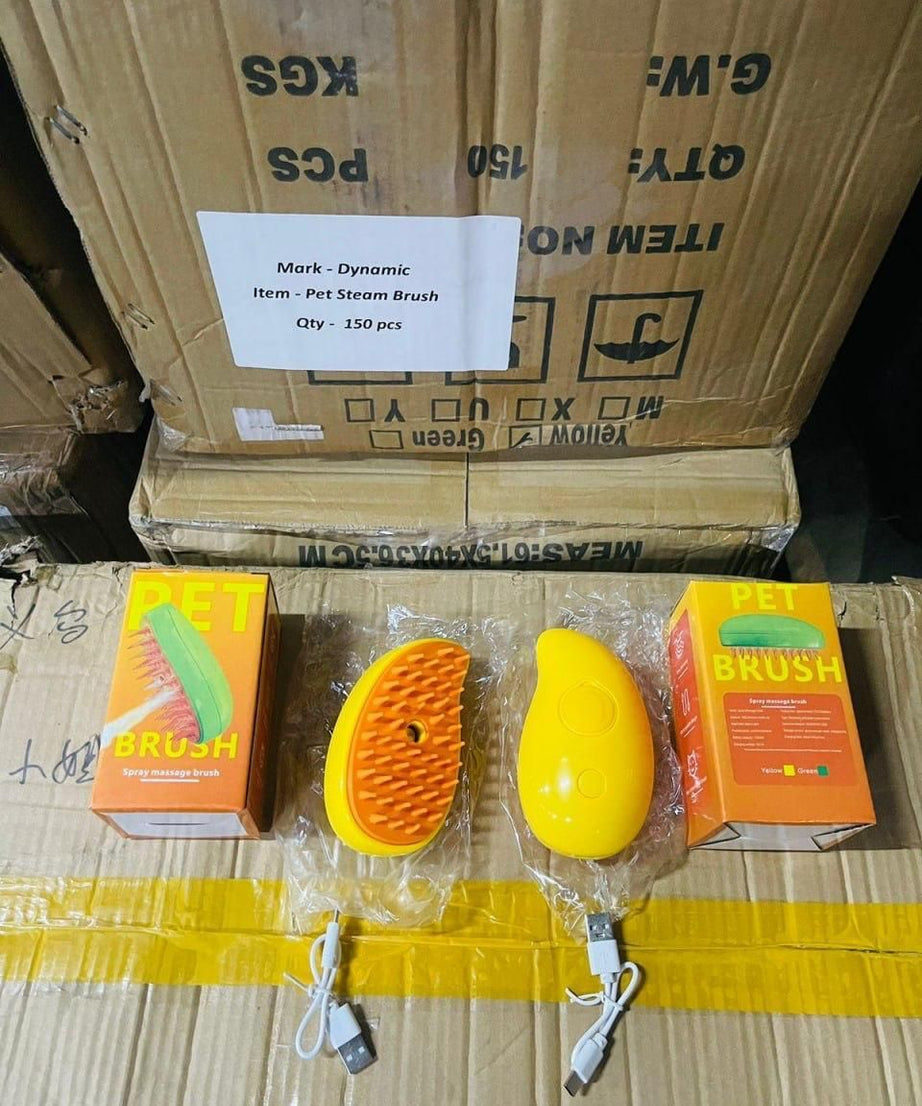 Steaming Pet Hairbrush