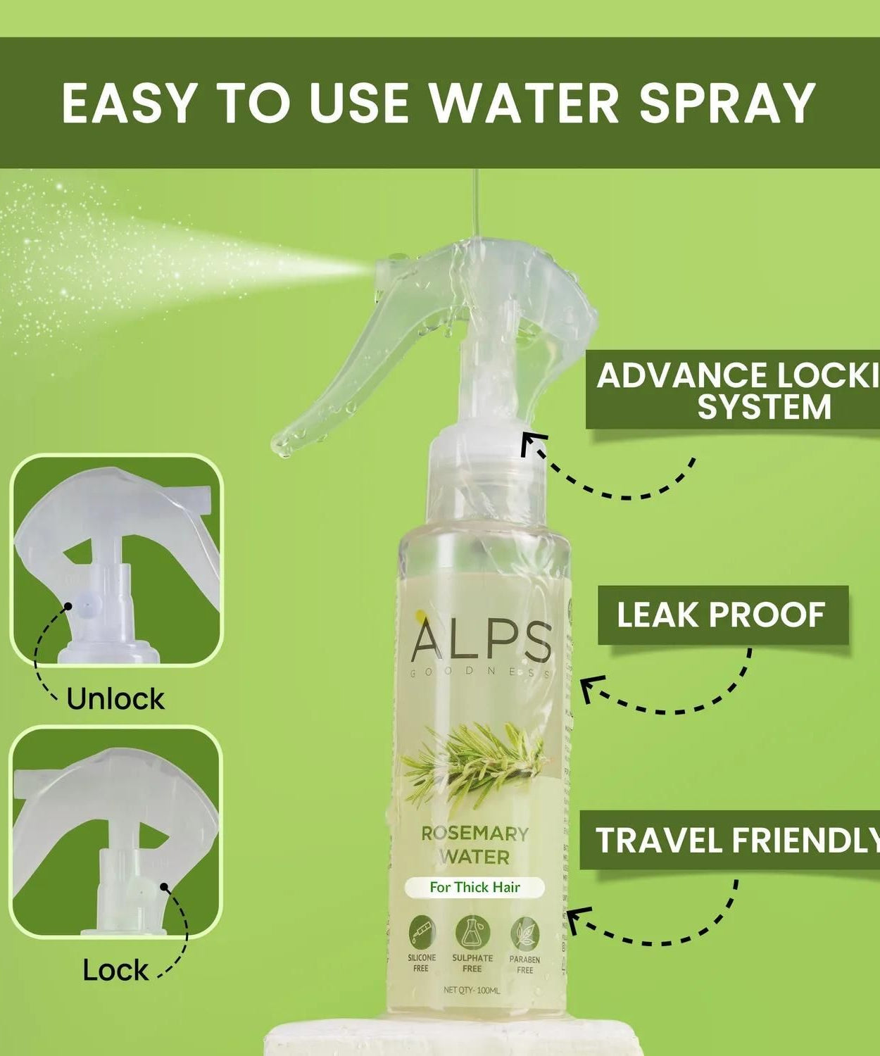 Rosemary Water, Hair Spray For Regrowth Buy 1 Get 2 Free