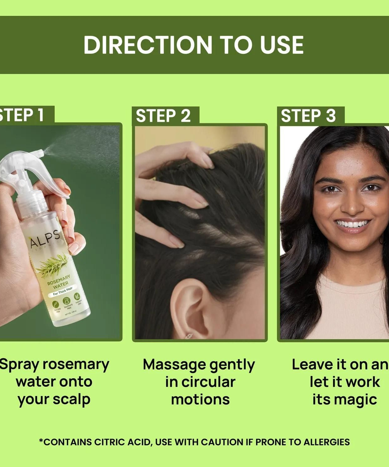 Rosemary Water, Hair Spray For Regrowth Buy 1 Get 2 Free